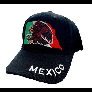 Mexican Mexico Flag Curved Cap